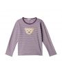 Steiff Sweatshirt Langarmshirt dunkel lila gestreift Mini Girl NEU L001921234 Winter Neu