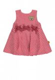 Steiff Kleid ohne Arm Karomuster pink weiss kariert mit süssen Schleifen Mini Girl Wildflowers NEU 6913148