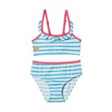 STEIFF Bikini blau türkis curacao gestreift Ringel für Mädchen Mini Girls Swimwear NEU L001913505