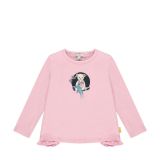 Steiff Langarmshirt Sweatshirt Teddybär Motiv rosa pink Mini Girl NEU L002121207 Winter