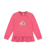 Steiff Langarmshirt Sweatshirt Hase und Maus Motiv pink claret red Mini Girl NEU L002123221 Winter