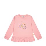Steiff Langarmshirt Sweatshirt Hase und Maus Motiv rosa pink peony Mini Girl NEU L002123221 Winter