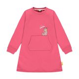 Steiff Sweat Kleid Langarm Tasche Maus Motiv pink claret red Mini Girl NEU L002123210 Winter