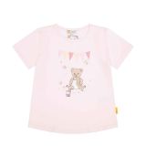Steiff T-Shirt Bär mit Fähnchen cherry blossom pink rosa Mini Girl NEU L002213223 Sommer 2022