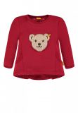 STEIFF Sweatshirt rot Eingrifftaschen Mini Girl Classic Red NEU 6843243 Pulli